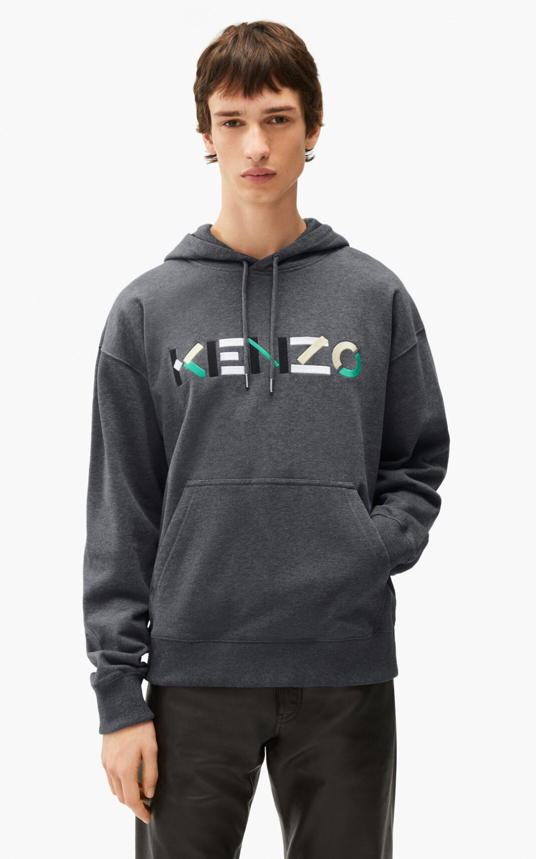 Kenzo Logo oversized Huvtröja Herr | 10764-NIFQ